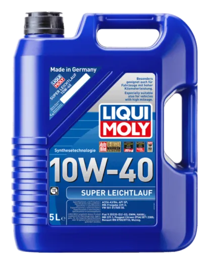 LIQUI MOLLY 10W40 SUPER LEICHTLAUF 5LTS